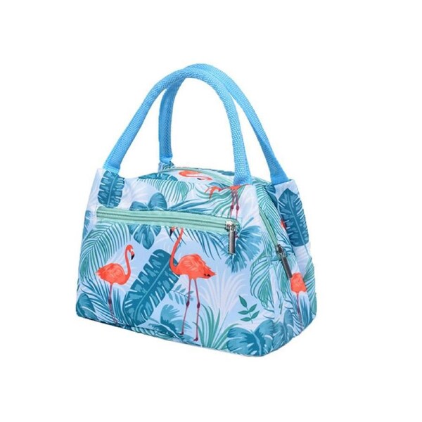 Velocity Insulated Lunch Bags Portable Pattern Food Storage Bag Handheld Lunch Container