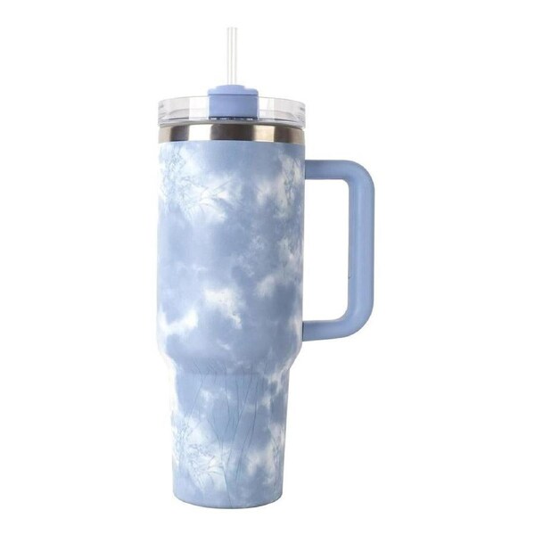 Velocity 40 oz Stainless Steel Thermal Travel Tumbler Blue