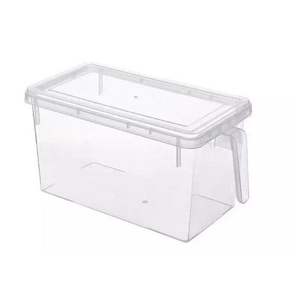 Velocity 4 or 8-Pieces Refrigerator Food Container Kitchen Storage Box Cabinet Organizer