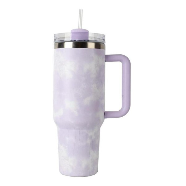 Velocity 40 oz Stainless Steel Thermal Travel Tumbler Purple