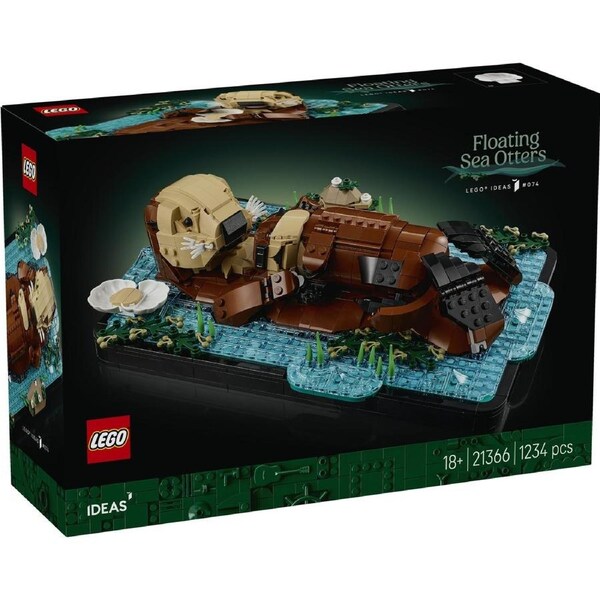 LEGO Ideas Floating Sea Otters 21366