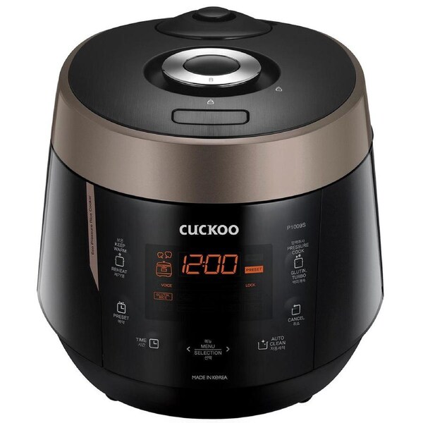 Cuckoo HP Electric Pressure Rice Cooker/Warmer Brown 1.8L -10 Cups Large Capacity