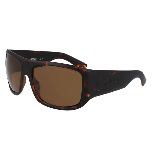 Dragon Men's Polarised Sunglasses Calypso DR139S 246, Brown Lens, 60 mm
