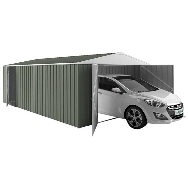 EasyShed Garage 6 x 3M Mist Green