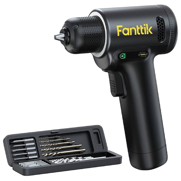 Fanttik Z100 Apex Cordless Brushless Electric Drill, 30 N.m Torque, 2500mAh Battery