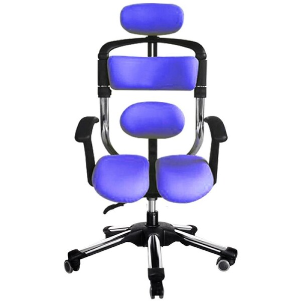 Hara C Type Folding Chair - Portable Outdoor Seat in Blue