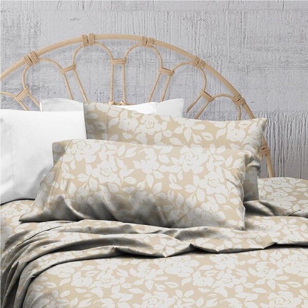Odyssey Thermal Flannelette Sheet Set Printed Sloane Birch Double