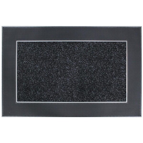 Modern Homes Rain Design Floor Mat 60 x 90cm Grey - Water-Absorbent, Non-Slip, Easy-to-Clean