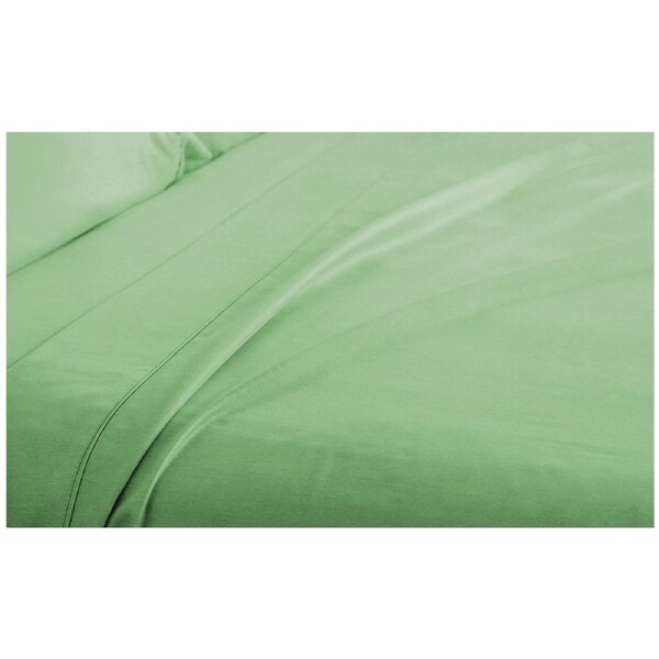 Ramesses 2000 Thread Count Bamboo King Single Sheet Set Avocado