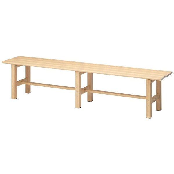 Takasho Outdoor Garden Bench Seat - Cream Finish
