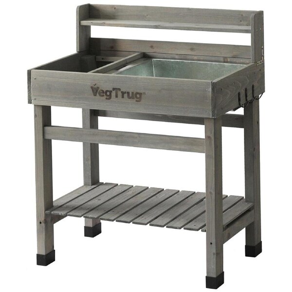 Takasho VegTrug Potting Table Grey