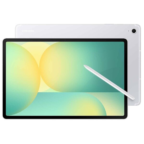 Samsung Galaxy Tab S10 FE+ Wi-Fi 128GB Silver - Intelligent AI Features, 4k Display, Portable Productivity, Powerful Performance, Premium Form Factor, Connected Galaxy Ecosystem