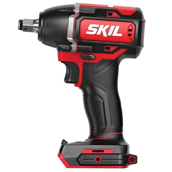 SKIL PWRCORE 20V Brushless Impact Wrench 1/2" Anvil, 240 Nm Torque, LED Light