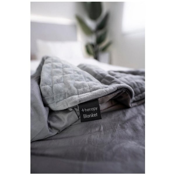 Therapy 5kg Adult Weighted Blanket with Cover Space Grey