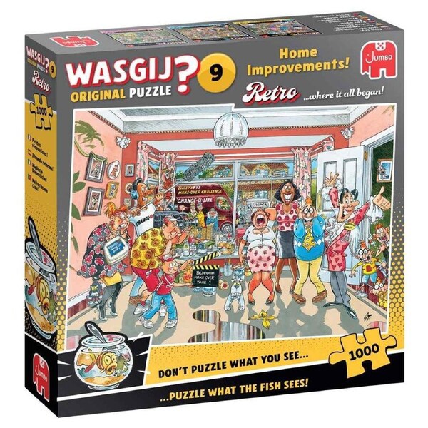 Jumbo WASGIJ Original #9 Home Improvements Retro 1000 Piece Jigsaw Puzzle