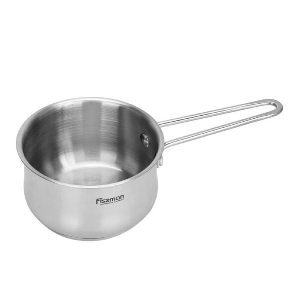 Fissman Saucepan with Glass Lid 0.8 LTR - GULLIVER Series