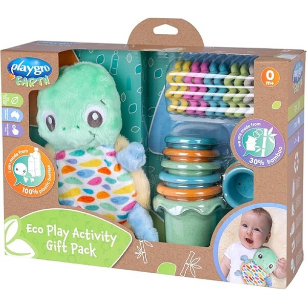 Playgro Eco Kids Play Activity Gift Pack Penguin 0m+