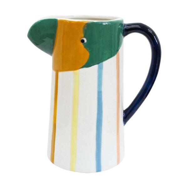 LVD Animal Ceramic Goldie Bird Jug Kitchen Decor Multicoloured