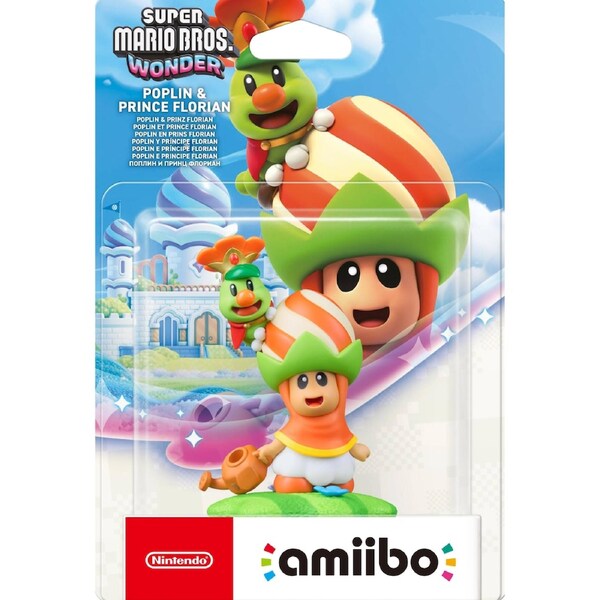 Nintendo Amiibo Super Mario Bros. Wonder - Poplin & Prince Florian Game
