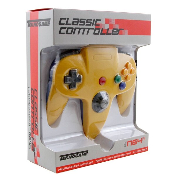 N64 Controller Replica Yellow/Blue Game