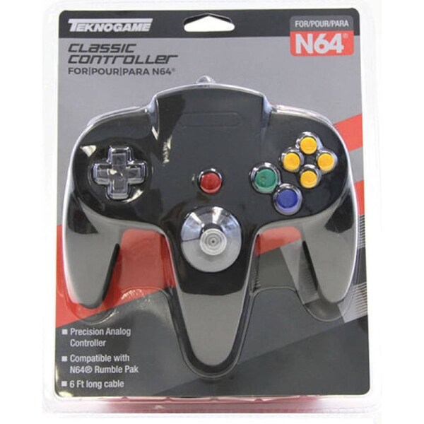 N64 Controller Replica Black Game