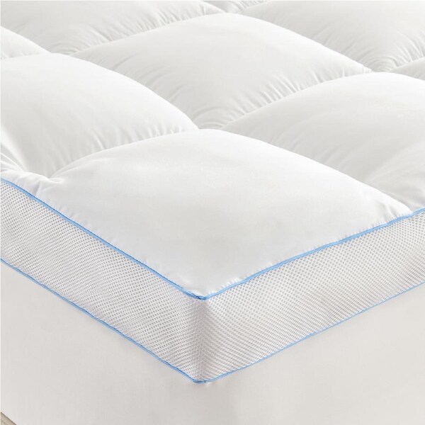 LINENOVA Luxury 1500GSM 10CM Bamboo Mattress Topper Extra Thick Breathable Mattress Pillowtop All Size King Single