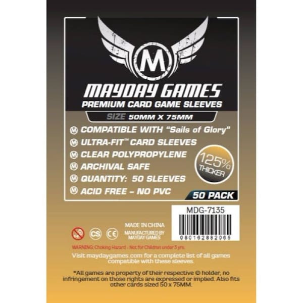 Mayday - Premium Custom Card Sleeves - 50x75 MM