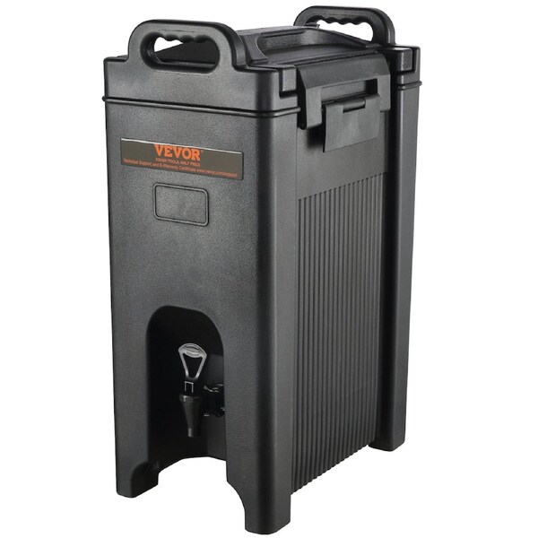 Insulated Beverage Dispenser, 18.9 L, Food-grade LDPE Hot and Cold Beverage Server, Thermal Drink Dispenser Cooler with 23 mm PU Layer Two-Stage Faucet Handle, for Restaurant Drink Shop