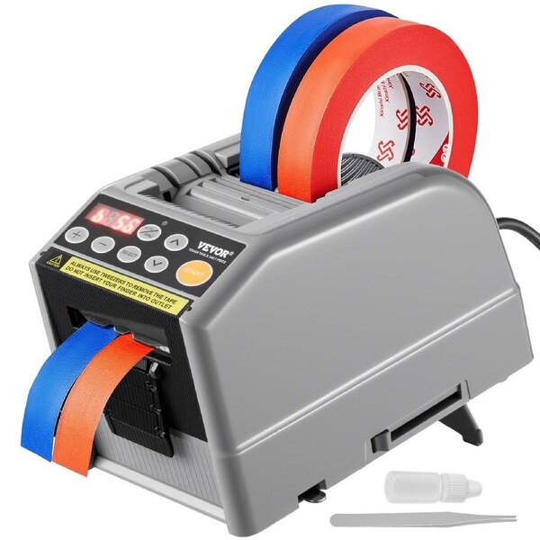 Automatic Tape Dispenser, Self-Adhesive Electric Tape Cutter, 25 W Packaging Machine, Tape Cutter, 6-60 mm Tape Width, Electric Tape Cutter Packaging Machine