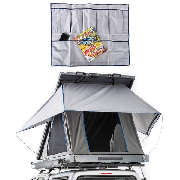 Kings Grand Tourer Aluminium Roof Top Tent 75mm Mattress Camping Storage Pocket