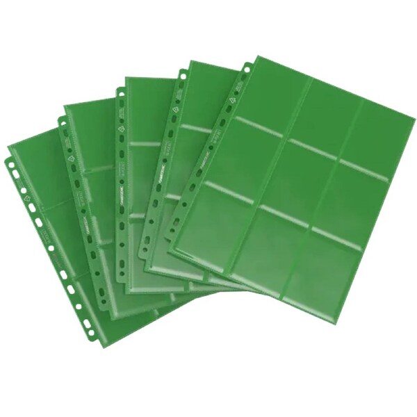 Gamegenic Sideloading 18 Pocket Pages Display Green