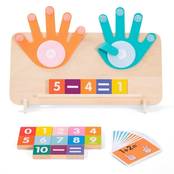 HOLALA Wooden Counting Toy Math Learning for Ages 3-6