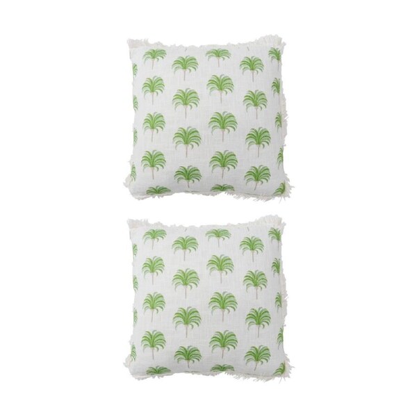 2PK LVD Palm Tree Decorative Coastal Home/Living Decor Cushion/Pillow 50x50cm