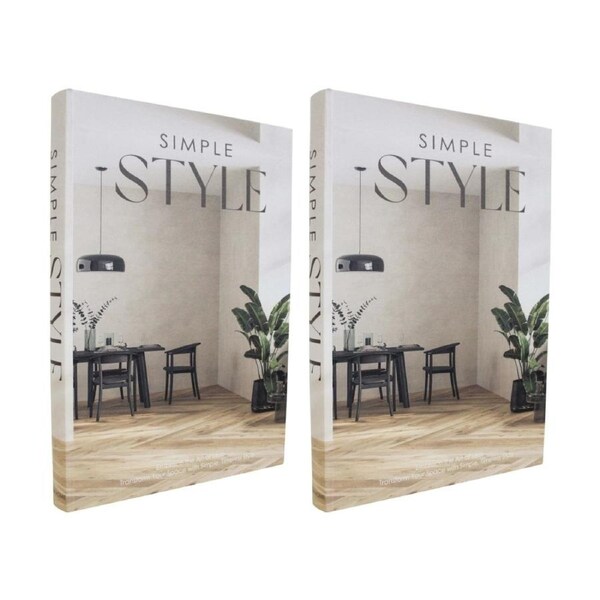 2PK LVD Simple Style Book Box Accesory/Decoration Home & Living Decor 30x21x3cm