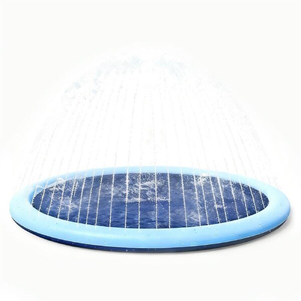 HOLALA Non-Slip Splash Sprinkler Pad for Dogs Kids Pool Outdoor Play-170cm