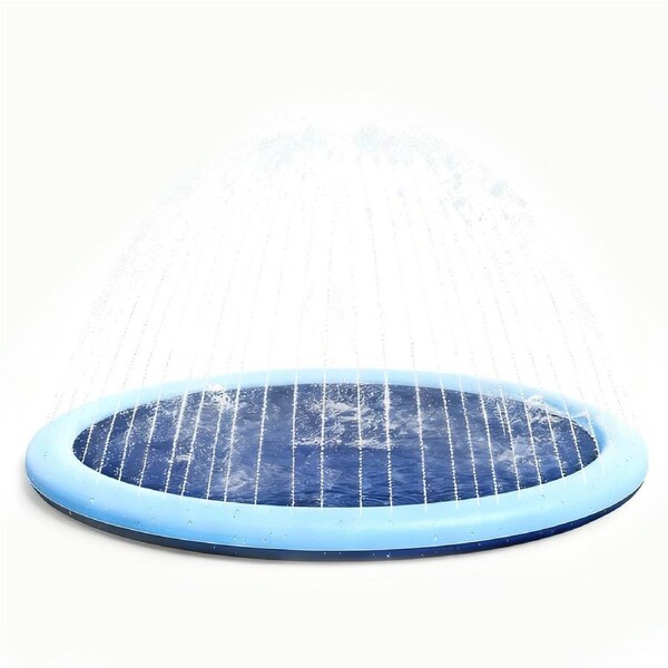 HOLALA Non-Slip Splash Sprinkler Pad for Dogs Kids Pool Outdoor Play-100cm