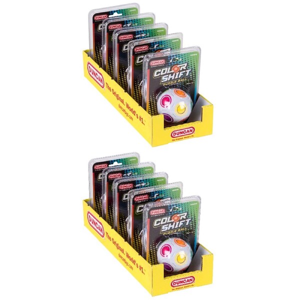 Duncan Inner Tray PDQ Duncan Color Shift Puzzle Ball 2 CDU's / 5 Per CDU Toy