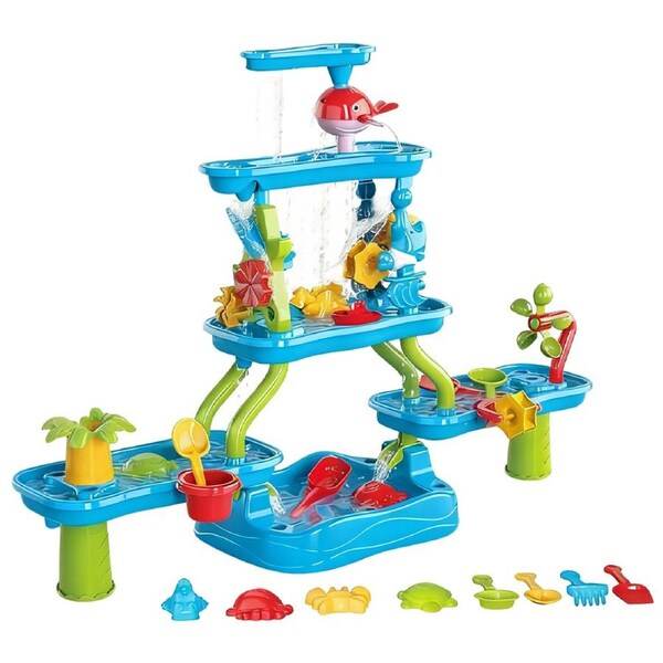 HOLALA Kids Sand Water Table Summer Activity Toy-05