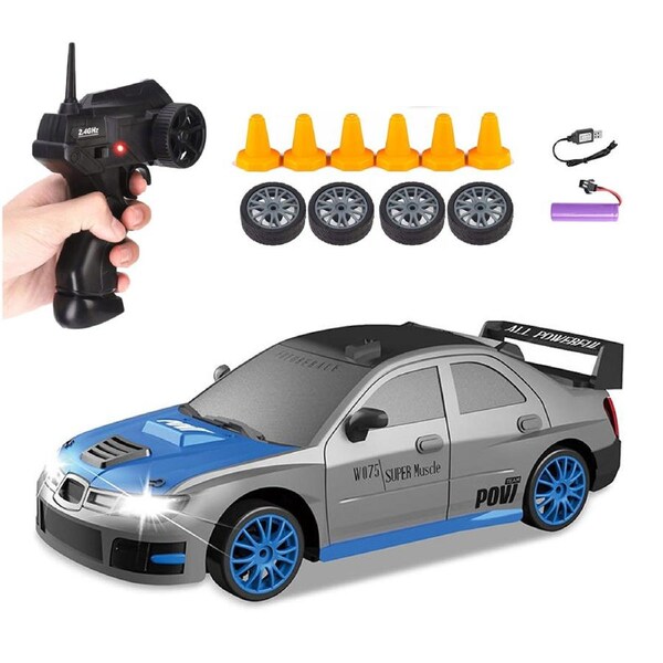 HOLALA 1/24 RC Drift Car 2.4GHz 4WD with LED Lights for Kids-6