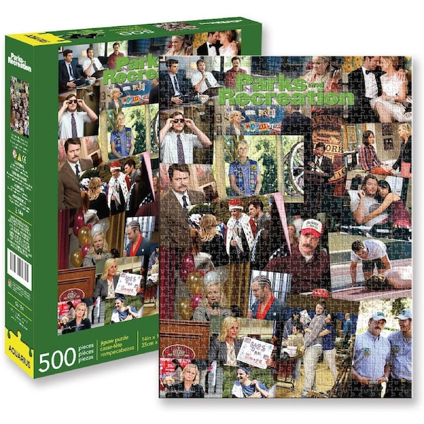 Aquarius Puzzle Parks & Recreation Collage Puzzle 500 pieces