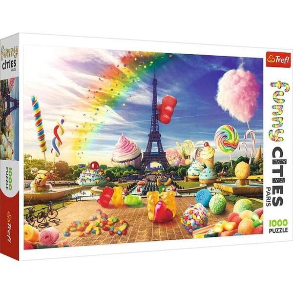 Puzzle Funny Cities Sweet Paris 1000