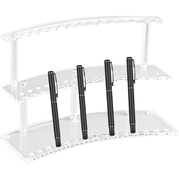 Velocity Storage Organiser Desktop Acrylic Stationery Organiser for Students