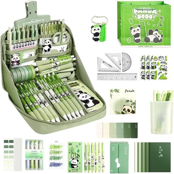 Velocity Pencil Case Cute Panda for Girls and Kids