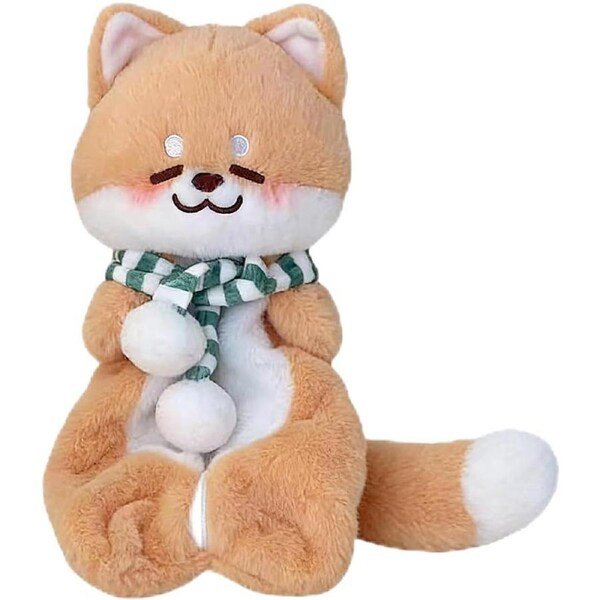 Velocity Pencil Case Cartoon Large Capacity Plush for Kids and Students