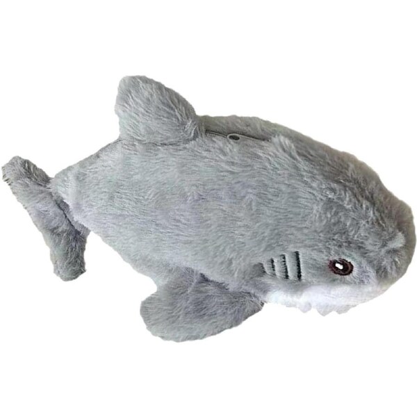 Velocity Pencil Case Cute Zipper Plush Shark for Students