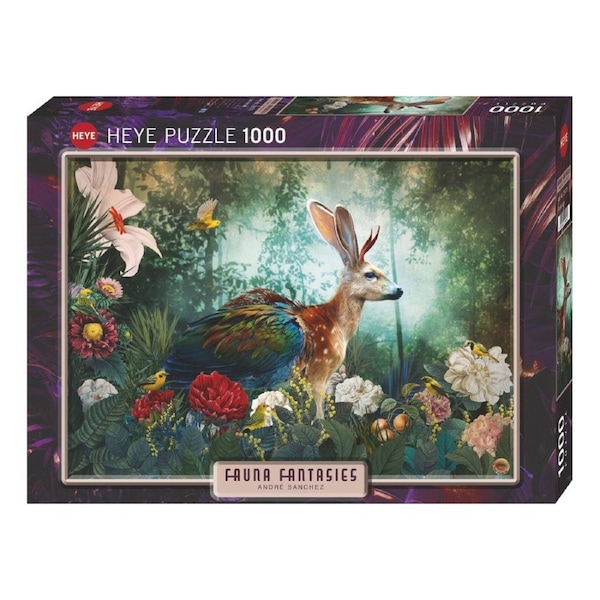 Puzzle Fauna Fantasy Jackalope 1000P