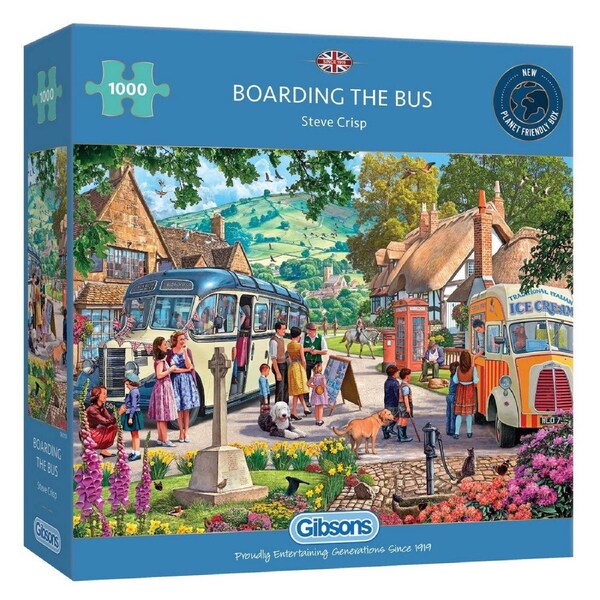 Puzzle Boarding The Bus 1000Pc