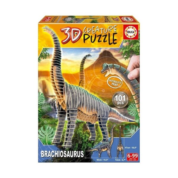 Puzzle 3D Creature Brachiosaurus