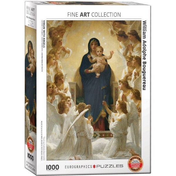 Puzzle Virgin With Angels 1000pc
