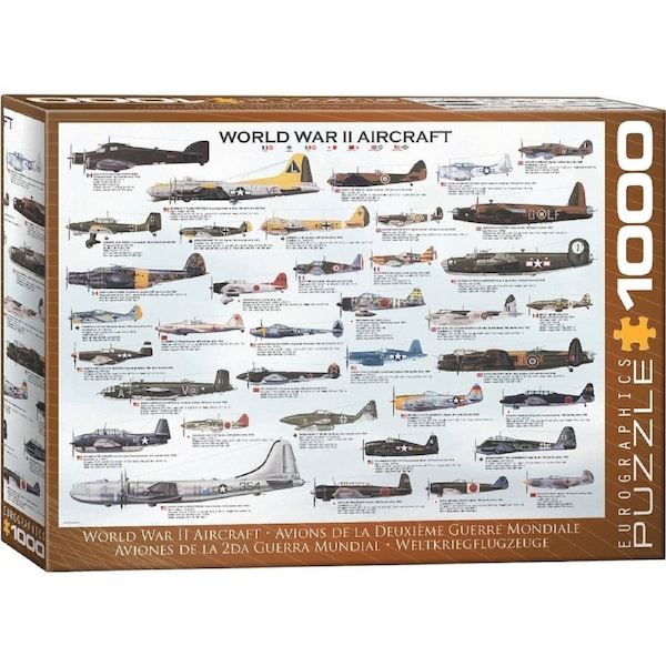 Puzzle Wwii Aircraft 1000pc